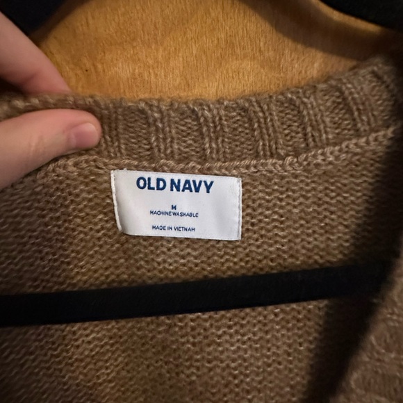 Old Navy Brown Horse Pattern Cardigan - Picture 4 of 4